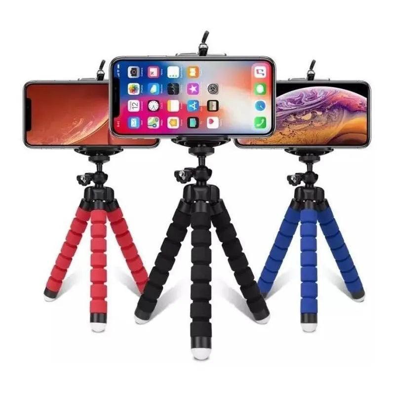 Mini suporte tripé de mesa, escalável para smartphone, 360° - Web Shop